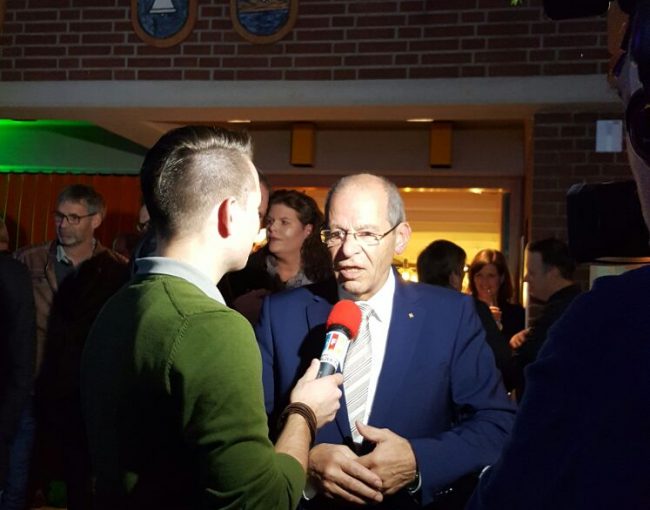 Karl-Heinz Wange im Pressegespräch auf dem Martinimarkt am 4.11.2016 in Salzkotten