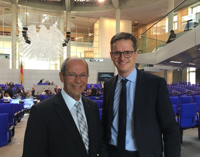 1. Tag am 07.07.2016 im Bundestag gemeinsam mit MdB Carsten Linnemann